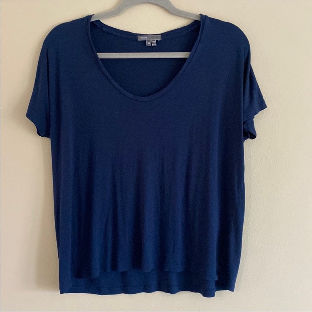 VINCE Tee XS Blue